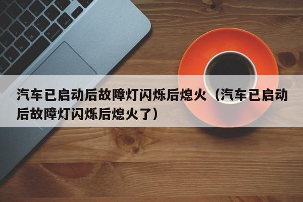 汽车已启动后故障灯闪烁后熄火（汽车已启动后故障灯闪烁后熄火了）